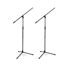 Musician's Gear MG100B Tripod Boom Microphone Stand - 2-Pack