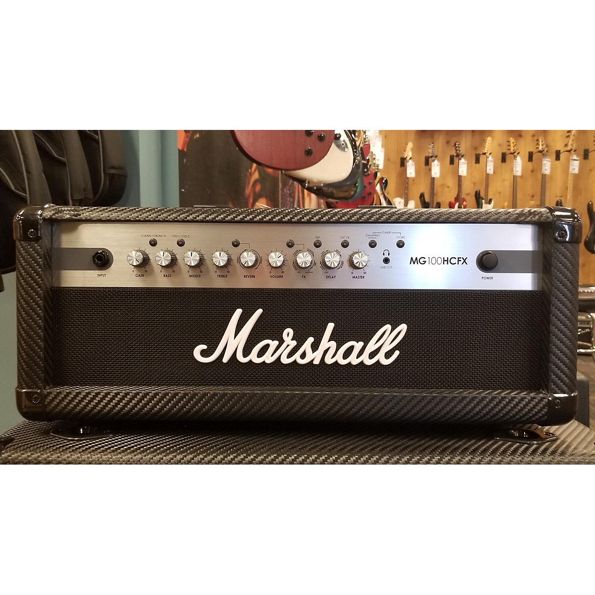 Used Marshall MG100HCFX Solid State Guitar Amp Head Guitar Center