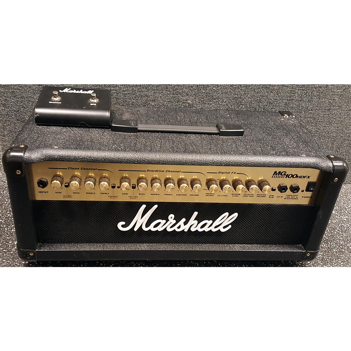 Used Marshall MG100HDFX 100W Solid State Guitar Amp Head Guitar Center