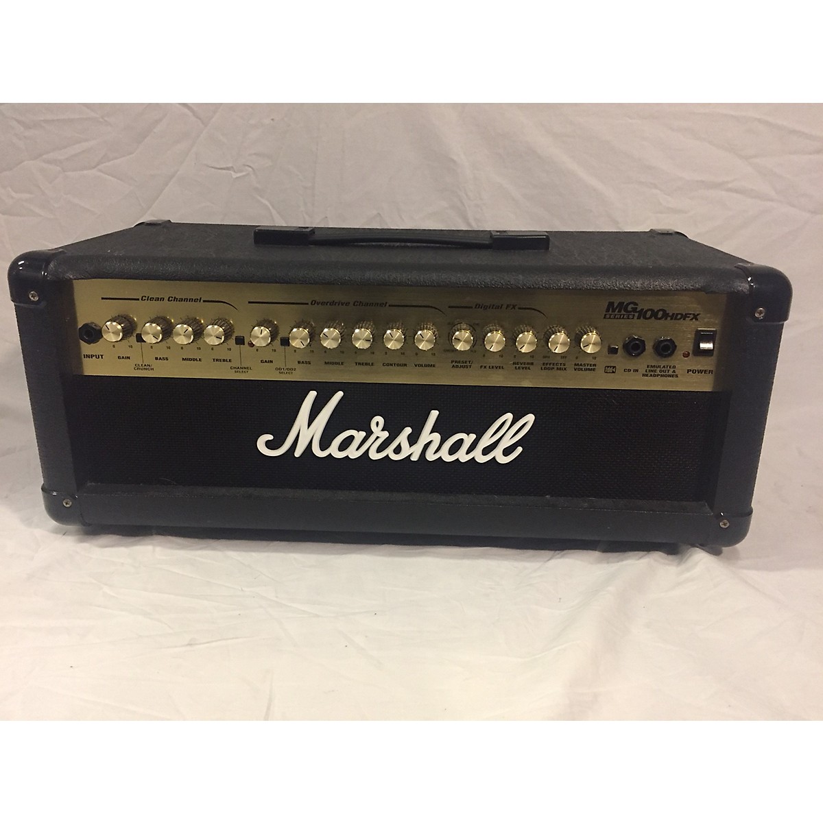 Used Marshall MG100HDFX 100W Solid State Guitar Amp Head Guitar Center