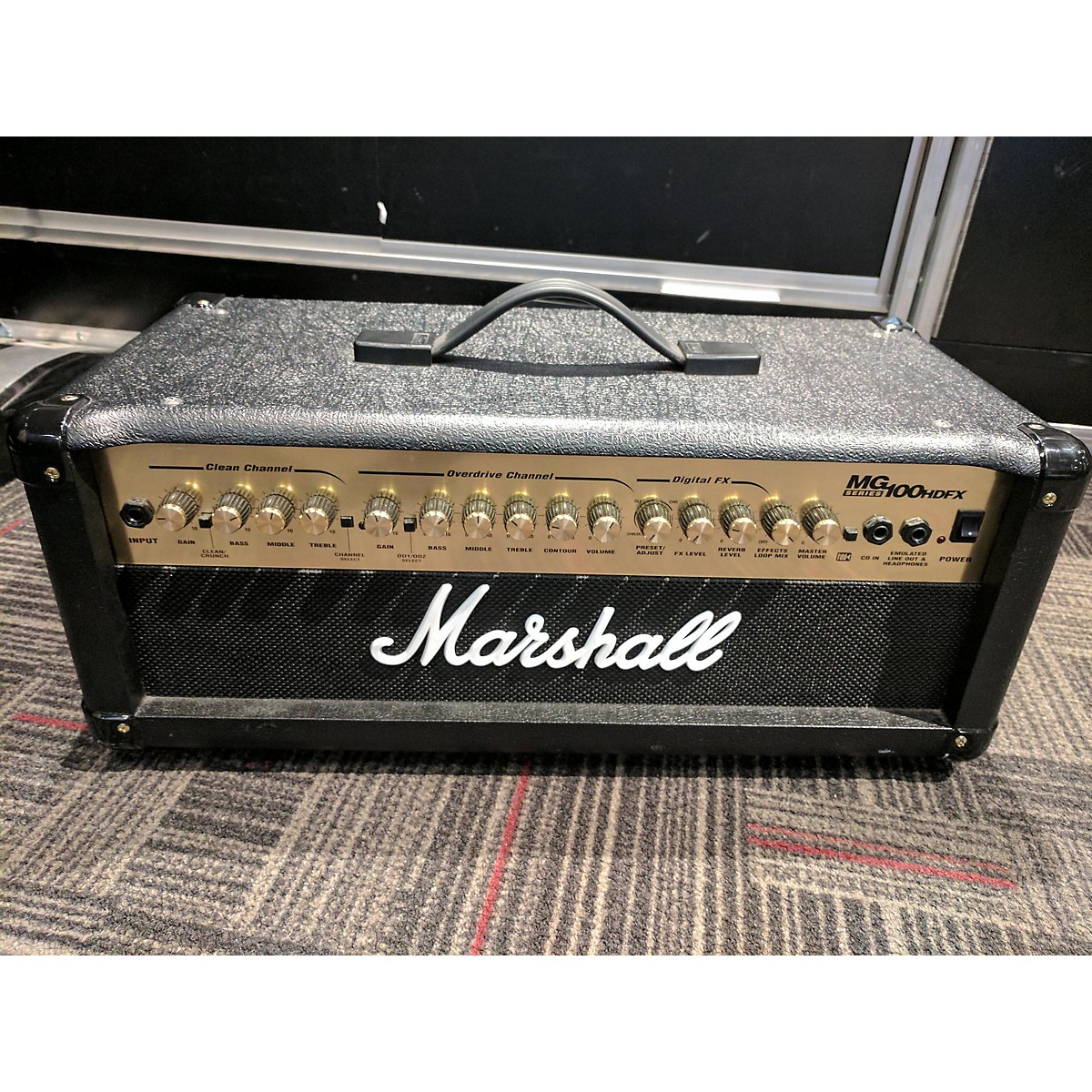 Used Marshall MG100HFX 100W Solid State Guitar Amp Head | Guitar Center