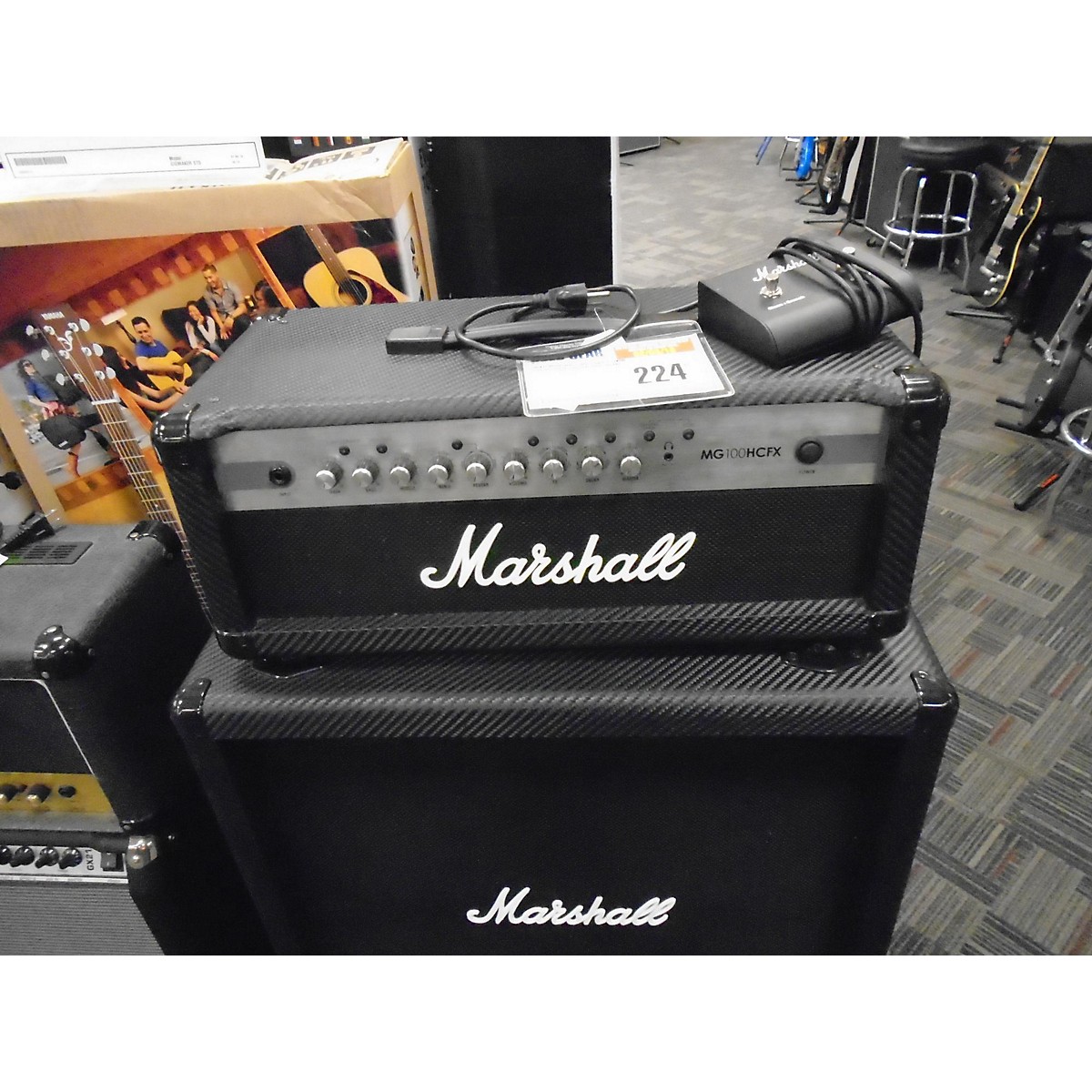 Used Marshall MG100HFX 100W Solid State Guitar Amp Head | Guitar Center