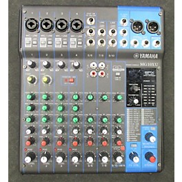 Used Yamaha MG10XU 10 Channel Mixer With Effects Unpowered Mixer