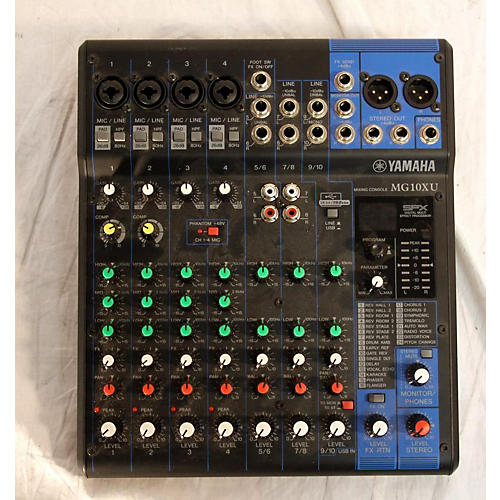 Used Yamaha MG10XU Powered Mixer Guitar Center