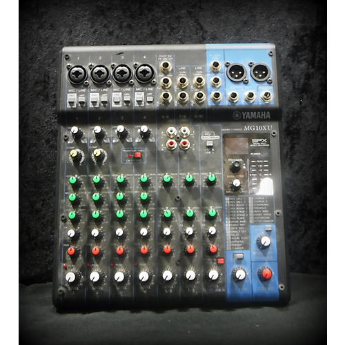 Used Yamaha MG10XU Unpowered Mixer Guitar Center