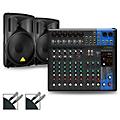 Yamaha MG12XUK Mixer with Behringer Eurolive BD Speakers 15" Mains