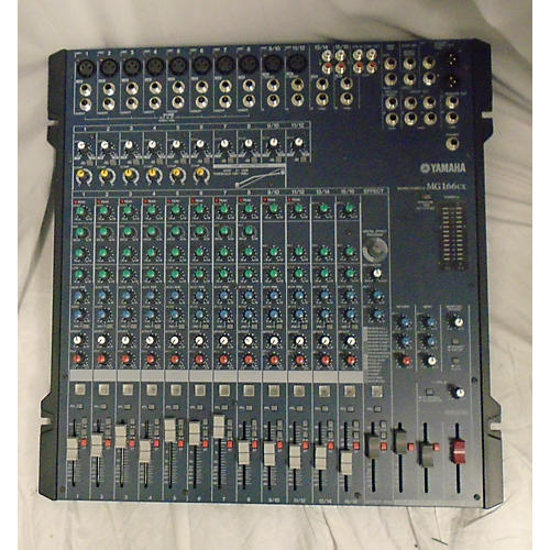 Used Yamaha MG166CX Unpowered Mixer Guitar Center