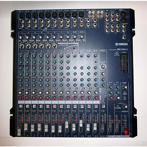 Used Yamaha MG166CX Unpowered Mixer Guitar Center