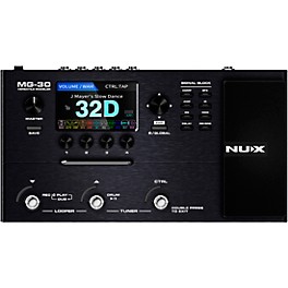 Open Box NUX MG30 Multi-Effects and Amp Modeler Effects Pedal Level 1 Black