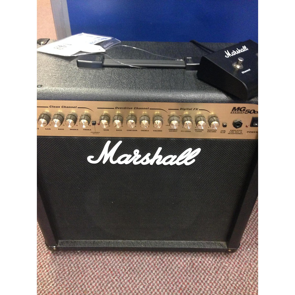 Used Marshall MG50DFX 1x12 50W Guitar Combo Amp Guitar Center