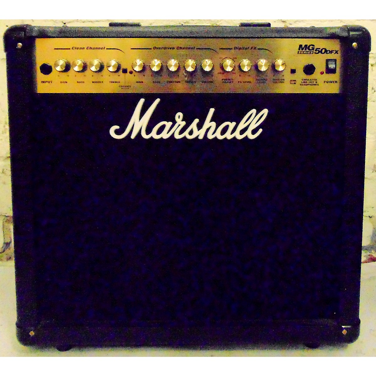 Used Marshall MG50DFX 1x12 50W Guitar Combo Amp Guitar Center