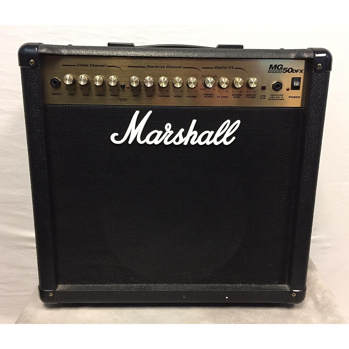Used Marshall MG50DFX 1x12 50W Guitar Combo Amp Guitar Center