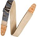 Levy's MH8P 2 inch Wide Hemp Guitar Strap Black and Blue