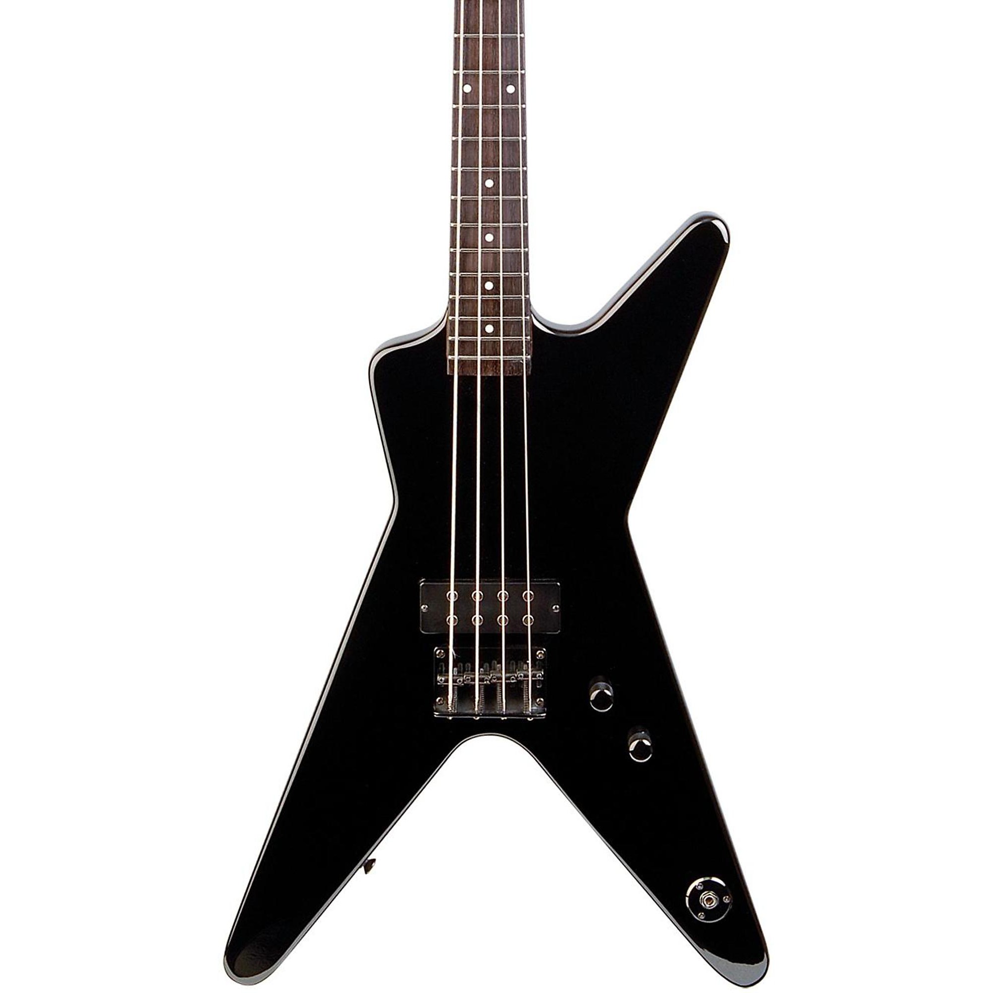 Dean Ml Metalman 4 String Bass Guitar Black Guitar Center