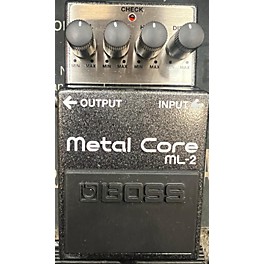 Used BOSS ML2 Metal Core Distortion Effect Pedal