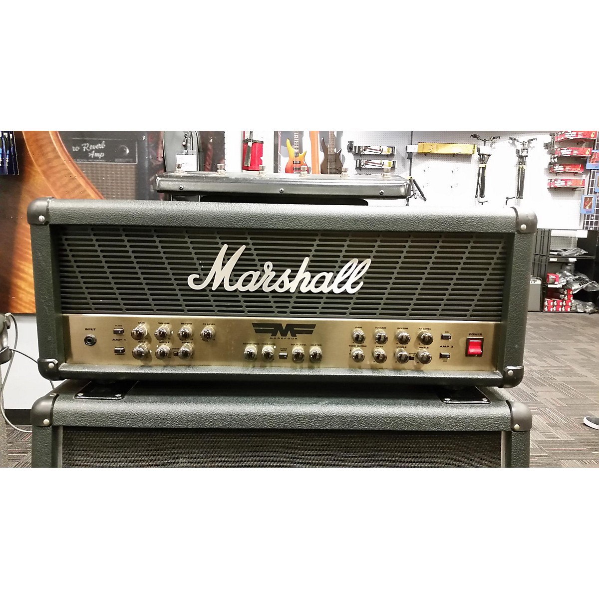 Used Marshall MODE FOUR Solid State Guitar Amp Head Guitar Center
