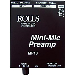 Open Box Rolls MP13 Mini-Mic Preamp Level 1