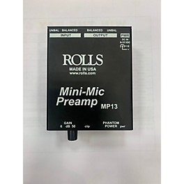 Used Rolls MP13 Mini-Mic Preamp Microphone Preamp