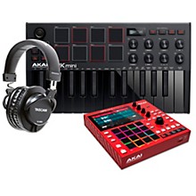 Akai Professional MPC ONE+ Standalone Production Center With MPK mini mk3 & Headphones