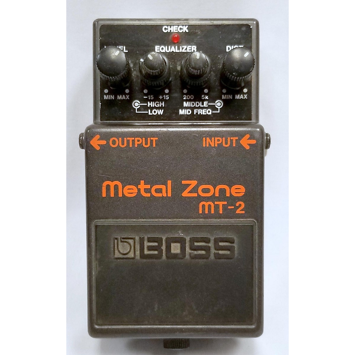 Used Boss Mt2 Metal Zone Distortion Effect Pedal Guitar Center
