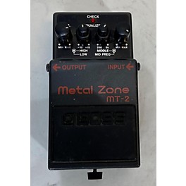 Used BOSS MT2 Metal Zone Distortion Effect Pedal