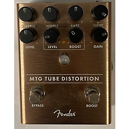 Used Fender MTG TUBE DISTORTION Effect Pedal