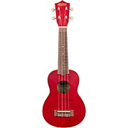 MU45F Exotic Soprano Ukulele Flamed Maple Cherry