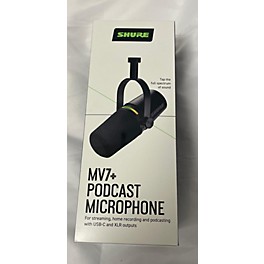 Used Shure MV7+ USB Microphone