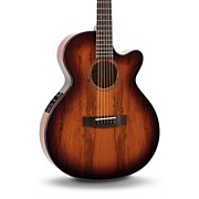 MX430 Spalted Maple Acoustic-Electric Guitar Whiskey Burst