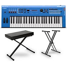Yamaha MX49 49-Key Music Production Synthesizer Essentials Bundle -