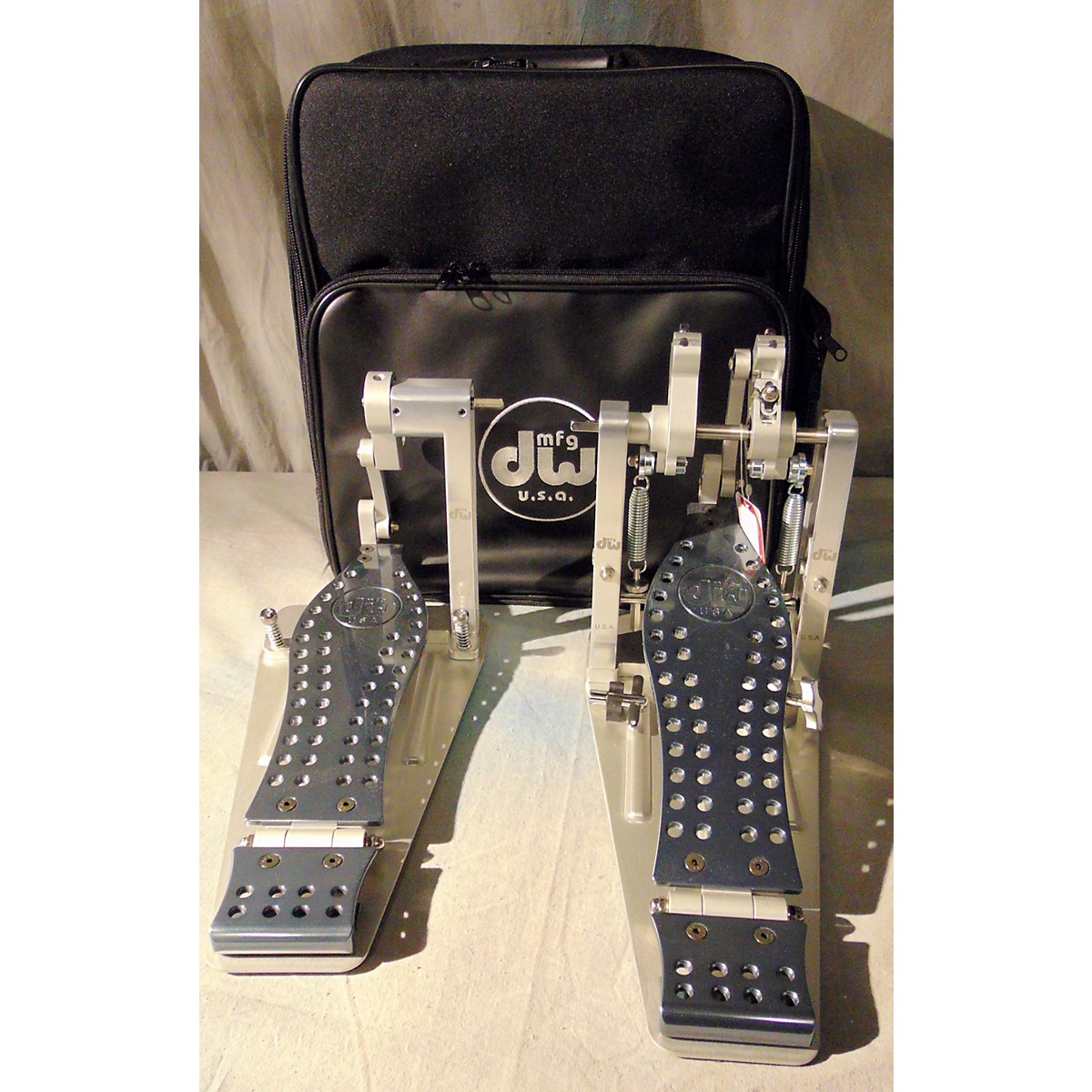 Used DW Machined Direct Drive Double Double Bass Drum Pedal Guitar Center