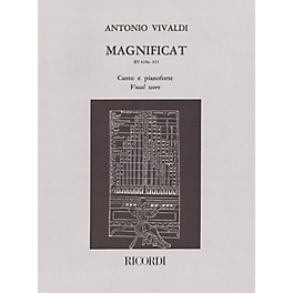 Ricordi Magnificat RV610a/RV611 (Vocal Score) SATB Composed by Antonio Vivaldi Edited by Raffaele Cumar