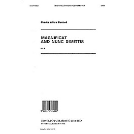 Novello Magnificat and Nunc Dimittis in A SATB Composed by Charles Villiers Stanford