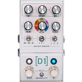 Blemished Walrus Audio Mako D1 High-Fidelity Delay V2 Effects Pedal Level 2 Silver 197881301415