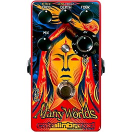Open Box Catalinbread Many Worlds 8-Stage Phaser Effects Pedal Level 1 Red