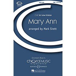 Boosey and Hawkes Mary Ann (CME In Low Voice) TTBB arranged by Mark Sirett