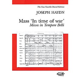 Novello Mass in Time of War Vocal Score Composed by Franz Joseph Haydn