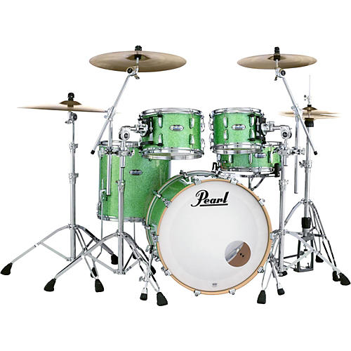 Pearl Masters Maple Complete 4 Piece Shell Pack Absinthe Sparkle Guitar Center