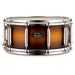 Pearl Masters Maple/Gum Snare Drum 14 x 6.5 in. Matte Olive Burst