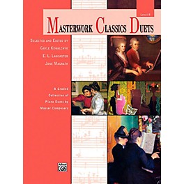 Alfred Masterwork Classics Duets Level 8 Late Intermediate / Early Advanced