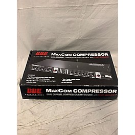 Used BBE MaxCom Dual-Channel Compressor