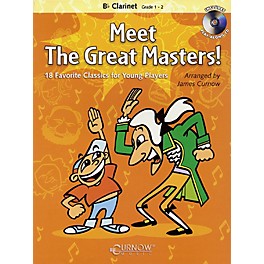 Curnow Music Meet the Great Masters! (Bb Clarinet - Grade 1-2) Concert Band Level 1-2