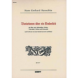 Schott Melodic Variations (Set of Parts) Schott Series by Hans Gerhard Hanschke