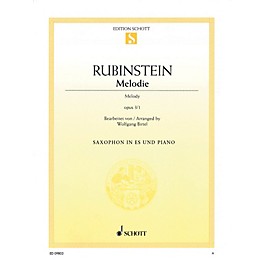 Schott Melodie Op. 3, No. 1 (for E-flat Saxophone & Piano) Misc Series