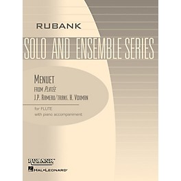 Rubank Publications Menuet from Platee (Flute Solo with Piano - Grade 2.5) Rubank Solo/Ensemble Sheet Series