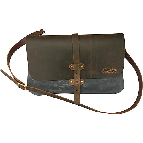 Martin Messenger Bag 3 Panel Canvas Leather Guitar Center Martin Messenger Bag 3 Panel Canvas Leather