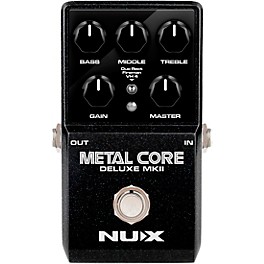 NUX Metal Core Deluxe MKII Hi Gain Distortion with 3 Amps/IR's True Bypass Effects Pedal