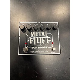 Used Electro-Harmonix Metal Muff Distortion With Top Boost Effect Pedal