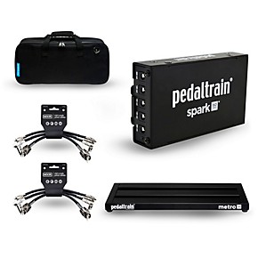 Pedaltrain Metro Pedalboard Bundle With Spark Power Supply Cables And Bag Guitar Center