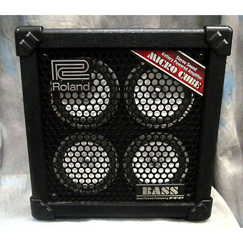 Used Roland Micro Cube Bass RX Mini Bass Amp Guitar Center